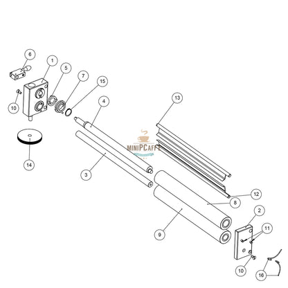 Thickness Regulator Handle Replacement for Pastaline Maxi Sfogly