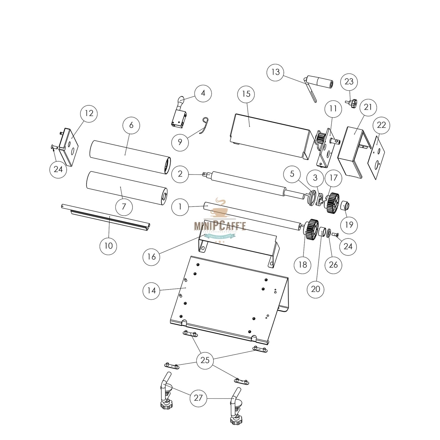 Replacement Handle for Pastaline Sfogliafacile Mini