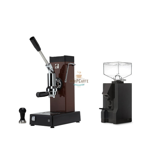 Pontevecchio Export Brown Espresso Machine and Eureka Manuale