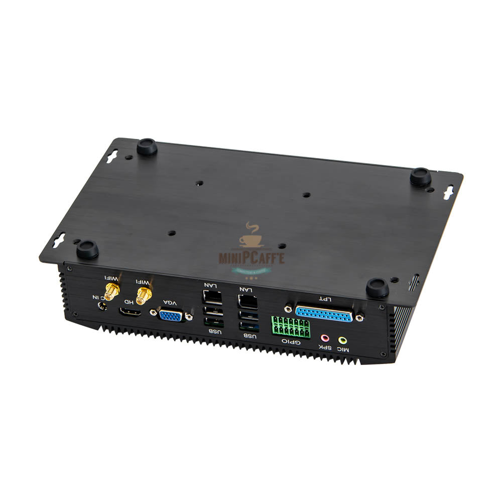 Intel i3 6006U 2.00GHz Industrial Mini PC w/ 6 COM Ports & LPT - MiniPCaffe.com