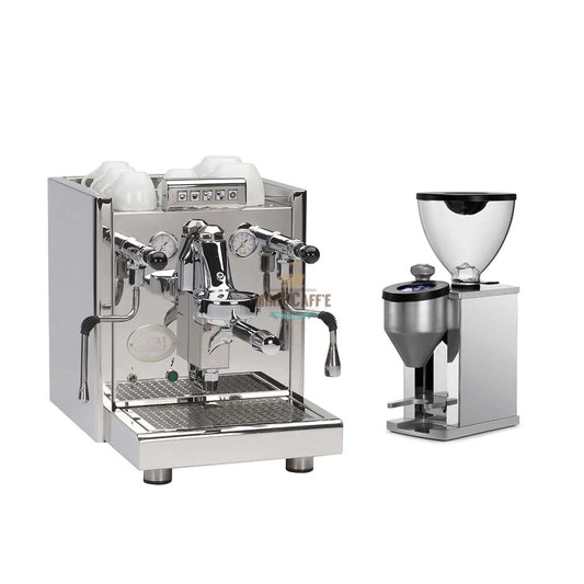 ECM Elektronika II Profi Espresso Machine and Rocket Faustino Grinder - MiniPCaffe.com