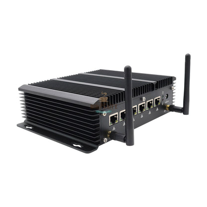 Intel Core i5 7267U 3.10GHz Industrial Mini PC w/ 6 LAN Ports - MiniPCaffe.com