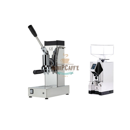 Pontevecchio Export  Espresso Machine and Eureka Specialita Grinder Chrome