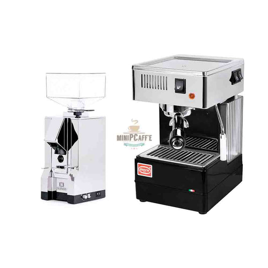 QuickMill 820 Espresso Machine & Eureka Silenzio Grinder Combo Set - MiniPCaffe.com