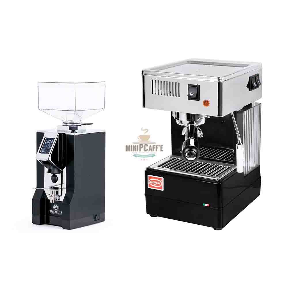 QuickMill 820 Espresso Machine & Eureka Specialita Grinder - MiniPCaffe.com