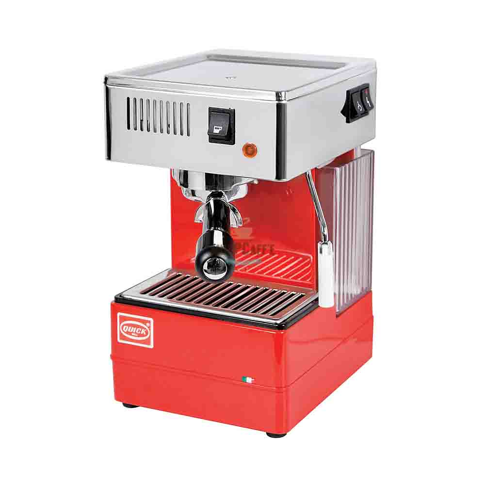 QuickMill 820 Espresso Machine Red - MiniPCaffe.com