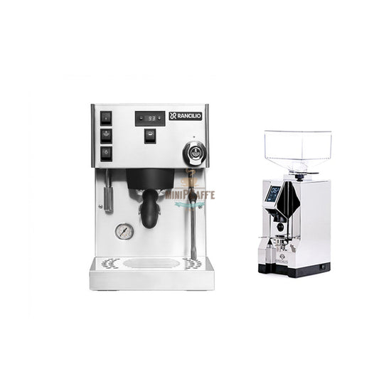 Máquina de café expresso Rancilio Silvia Pro X e Eureka Specialita