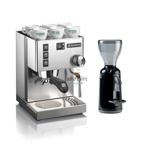 Rancilio Silvia V6 Espresso Machine & Nuova Simonelli Grinta Grinder - MiniPCaffe.com