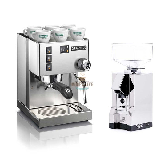 Rancilio Silvia V6 & Eureka Mignon Silenzio Grinder - MiniPCaffe.com